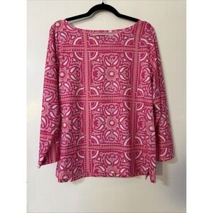 Vineyard Vines Performance Pink Long‎ Sleeve Active Top Large
